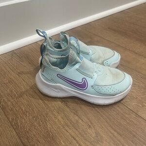 Nike Kids Aqua and Violet Sneakers